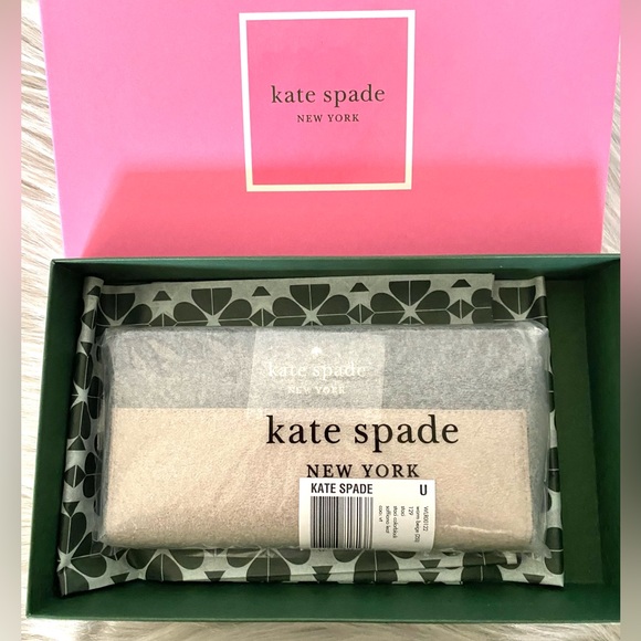 Kate Spade New York Staci colorblock large slim bifold wallet Blush Pink - Picture 2 of 6
